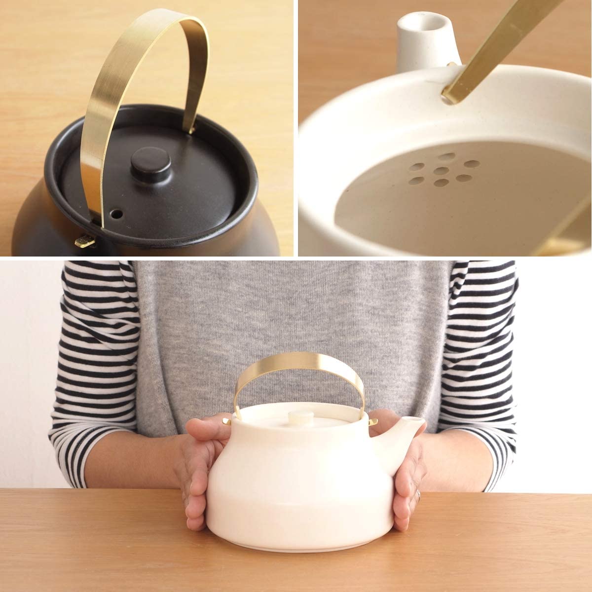 陶のやかん こぶり かもしか道具店