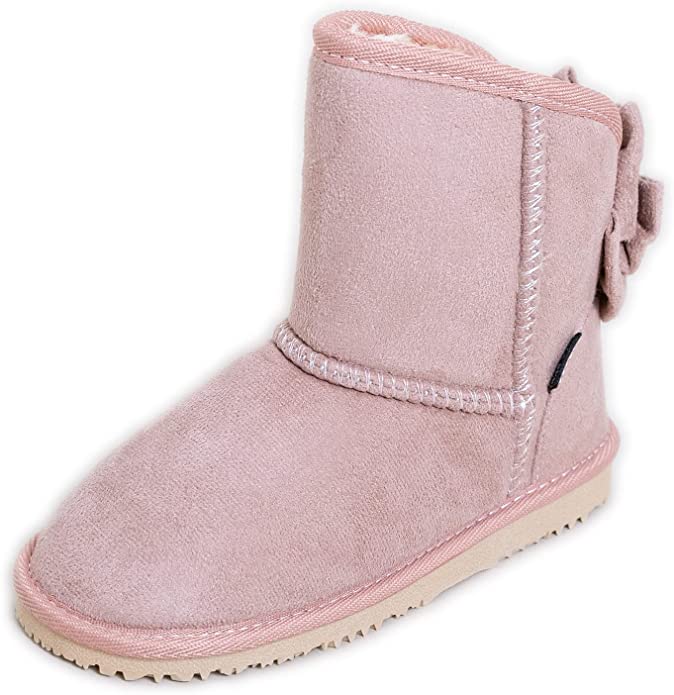 グリップグラップ バックリボン ムートンブーツ ジュニア GRIP GLAPP