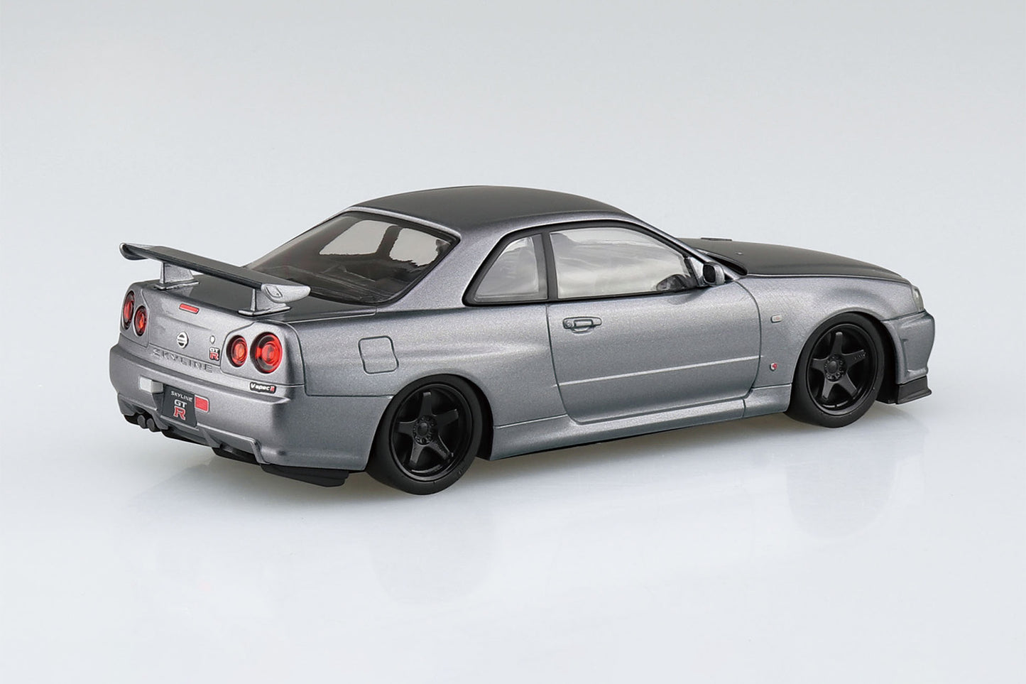 ニッサン R34スカイラインGT-R カスタムホイール(アスリートシルバー)